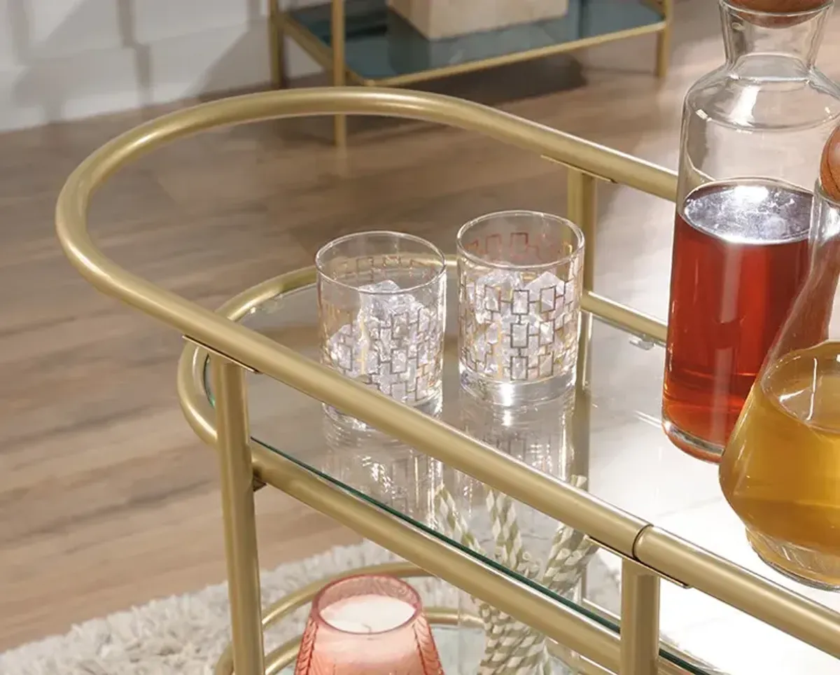 Coral Cape Bar Cart