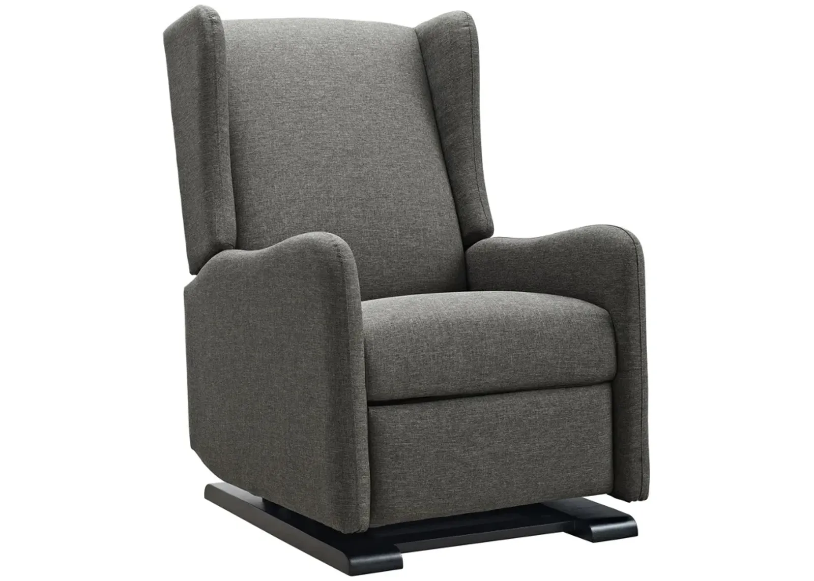 Rosenthal Glider Recliner Chair, Gray Linen