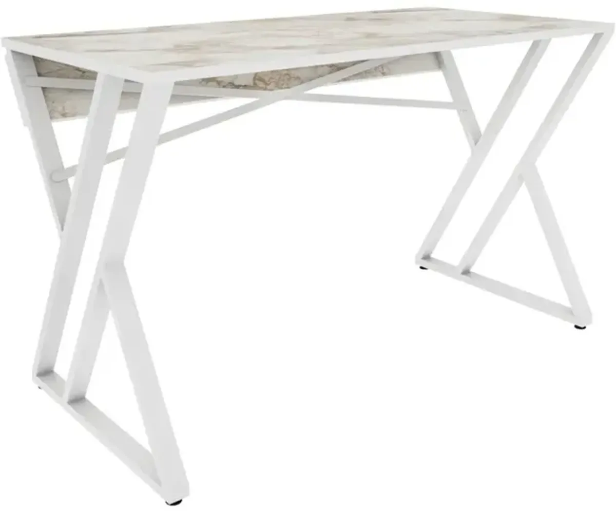 Decorotika Gyza Computer Desk - Ephesus White