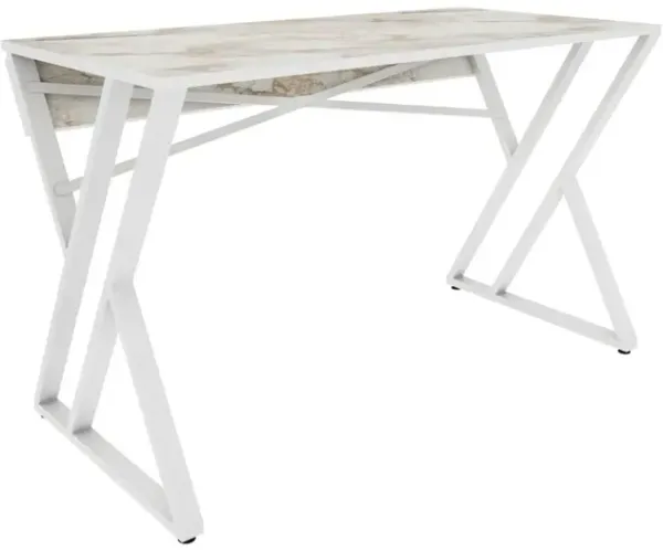 Decorotika Gyza Computer Desk - Ephesus White