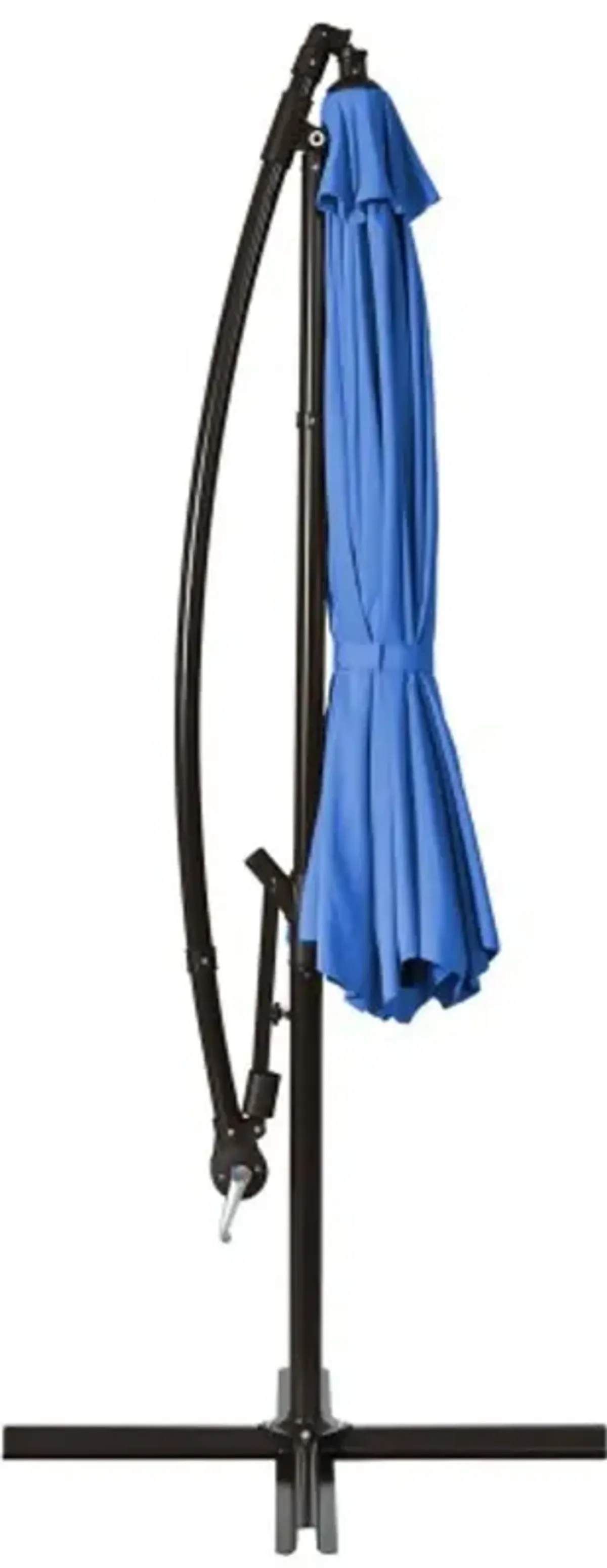 10 Feet Patio Offset Hanging Umbrella with Easy Tilt Adjustment