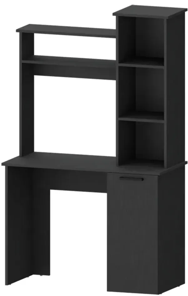 Computer Desk with Hutch for Organized Home Office or Study Workspace