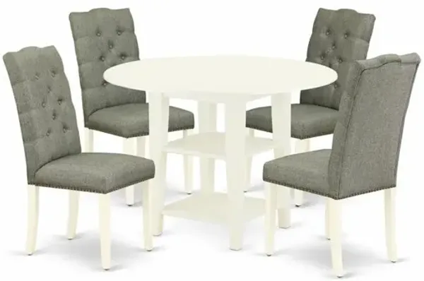 Dining Room Set Linen White