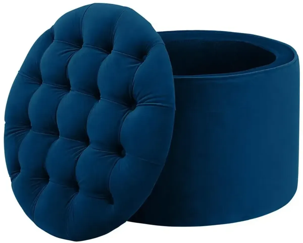 Belen Kox Royal Velvet Storage Ottoman, Belen Kox