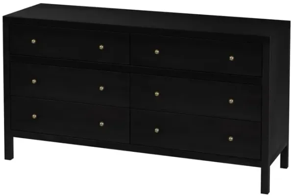 Butler Specialty Nora 6-Drawer Dresser, Coffee