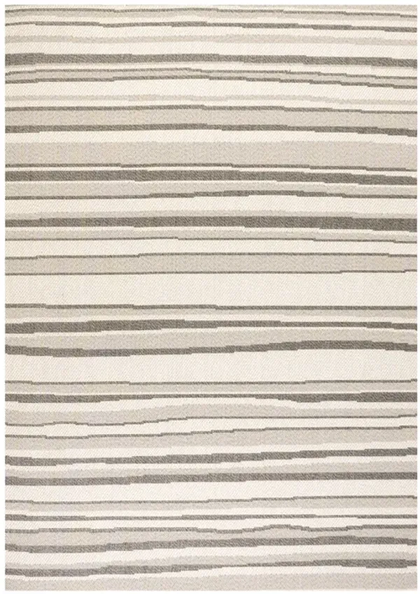 Castara Wavy Stripe Modern Indoor/Outdoor Area Rug