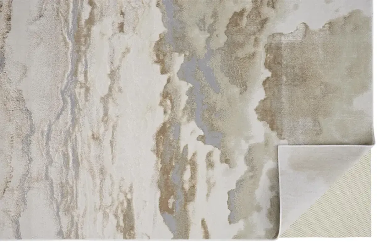 Aura 3727F Ivory/Tan/Gray 2'10" x 7'10" Rug