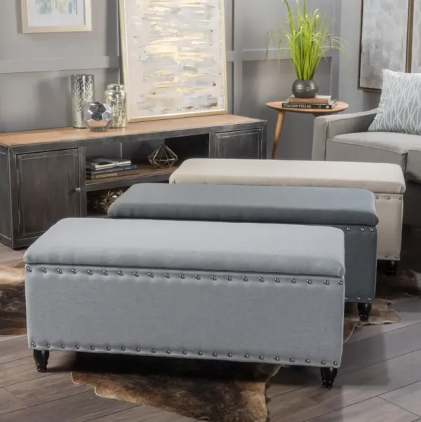 Streamdale Versatile Storage Ottoman for Every Home (Easy Assembly)