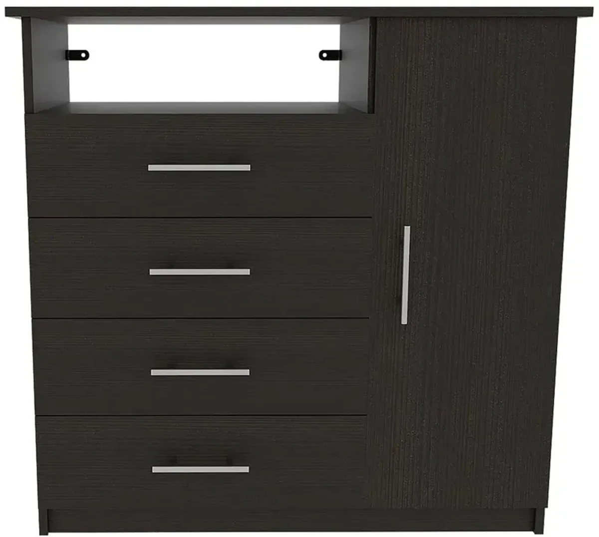 Rioja  4 Drawer Dresser Black Wengue