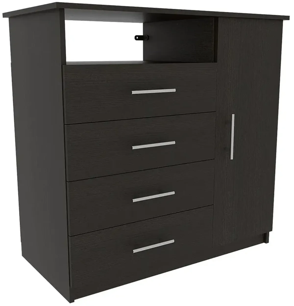 Rioja  4 Drawer Dresser Black Wengue