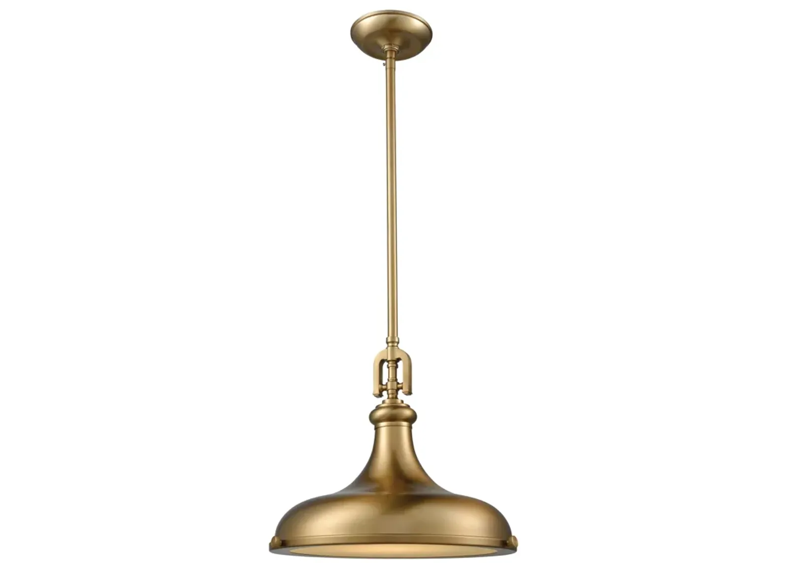 Rutherford 15'' Wide 1-Light Gold Pendant