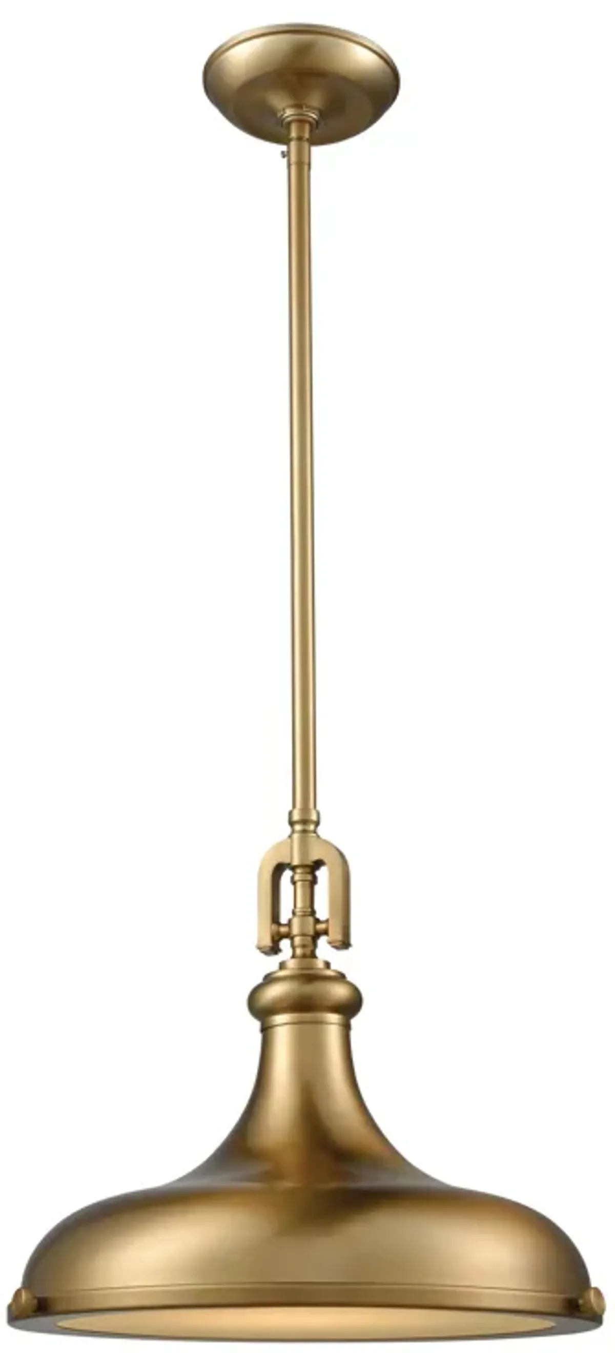 Rutherford 15'' Wide 1-Light Gold Pendant