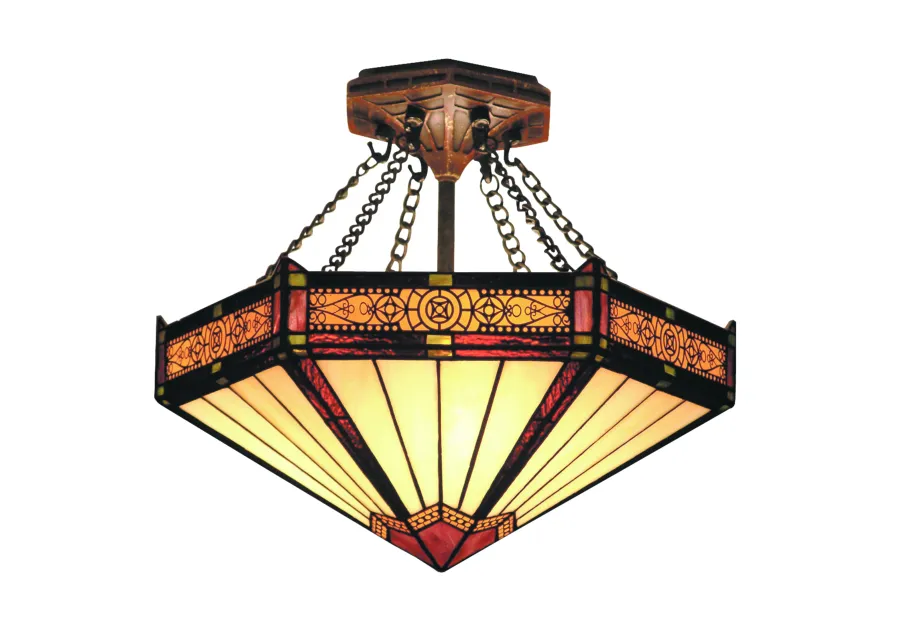 Filigree Semi Flush Mount