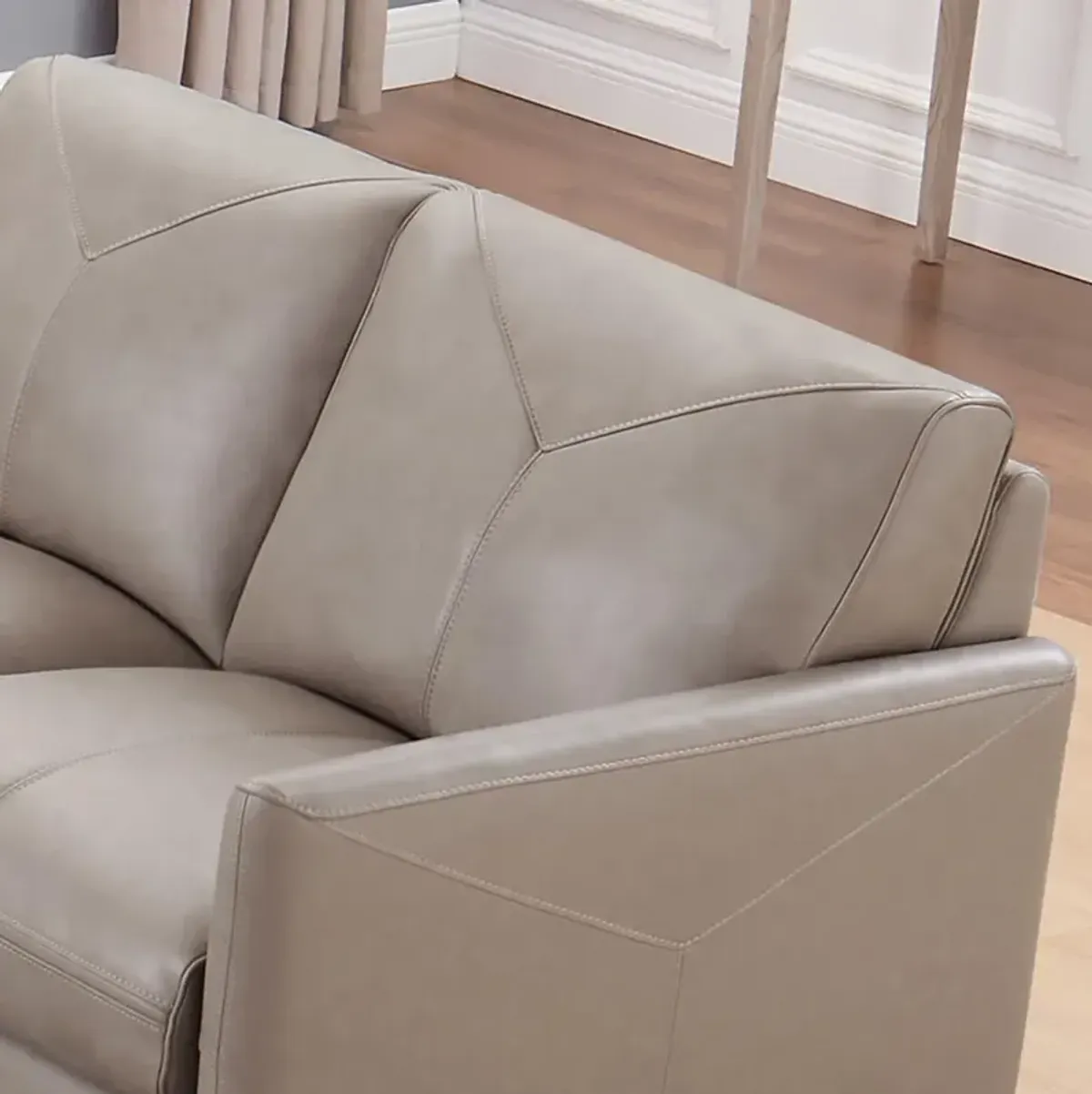 Yorkdale Top Grain Leather Loveseat