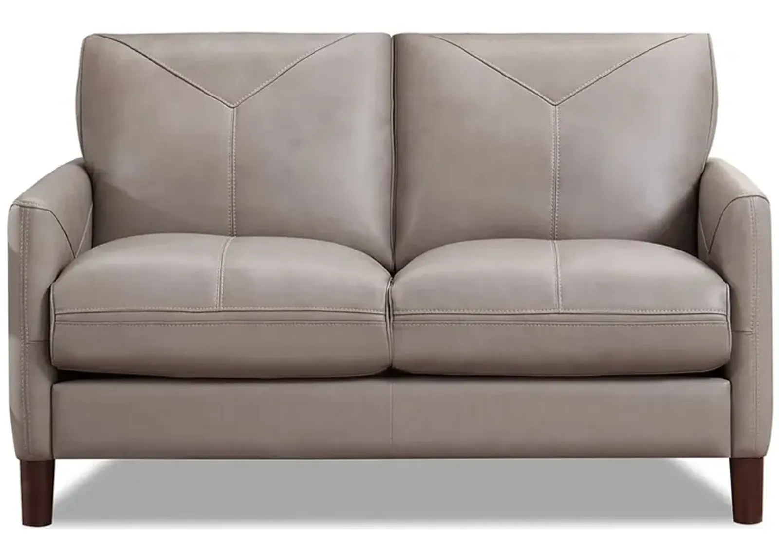 Yorkdale Top Grain Leather Loveseat