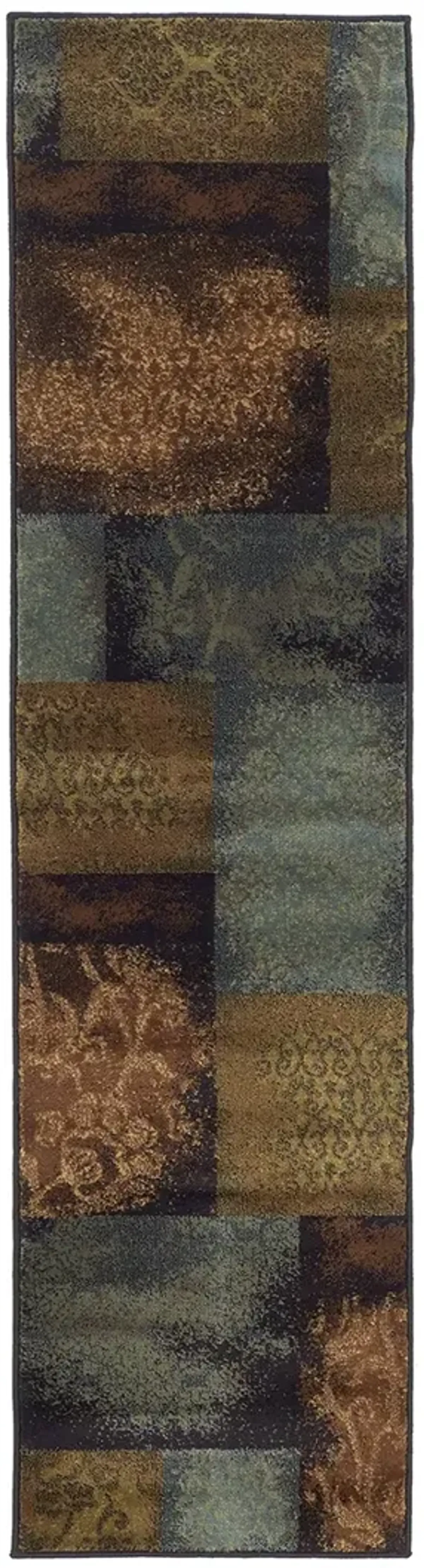 Hudson 1'10" x 7'6" Blue Rug