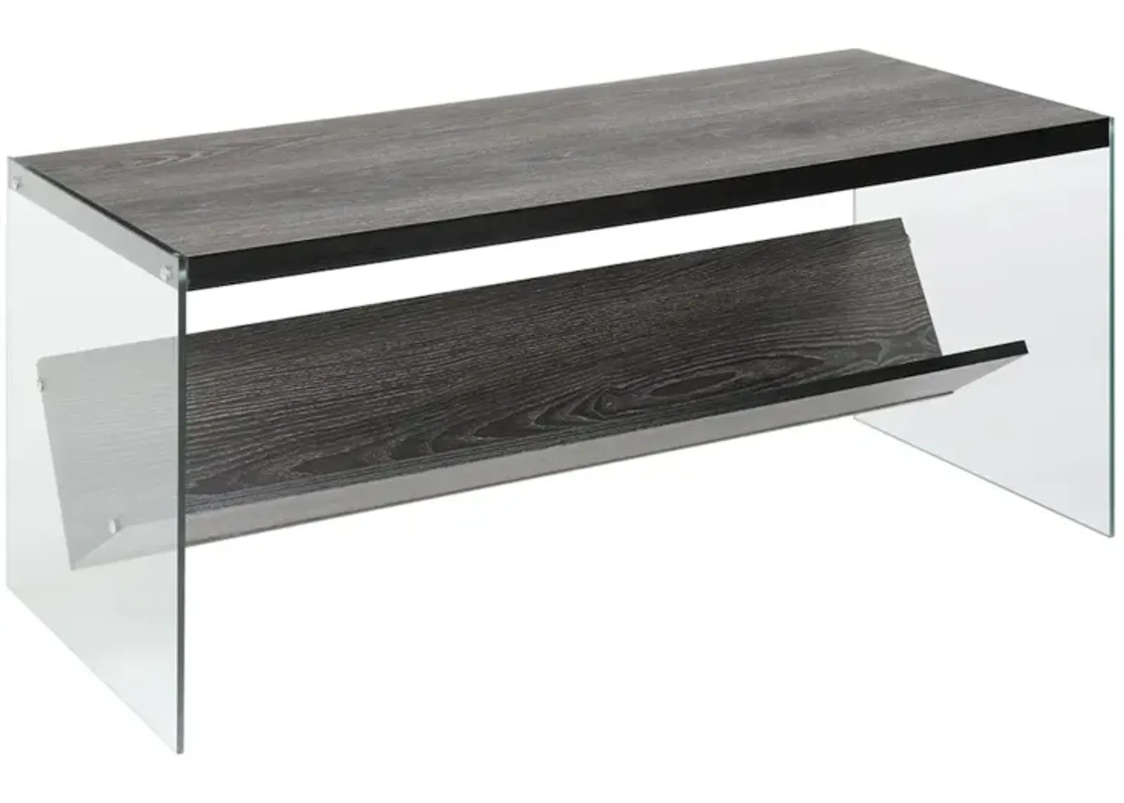 Convience Concept, Inc. SoHo Glass Coffee Table with Shelf