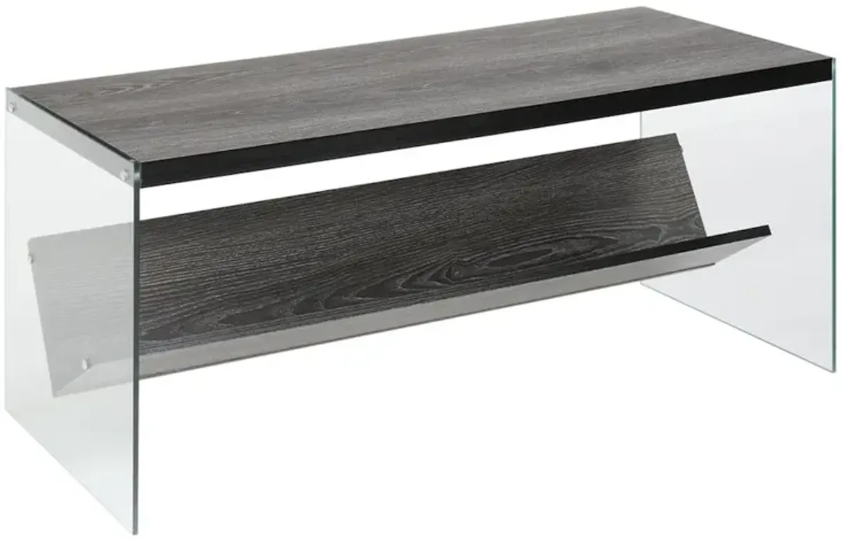 Convience Concept, Inc. SoHo Glass Coffee Table with Shelf