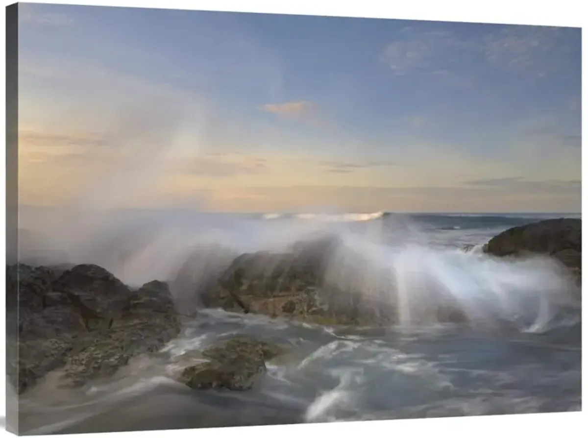 Wave breaking, Playa Langosta, Guanacaste, Costa Rica-Canvas Art-40x30