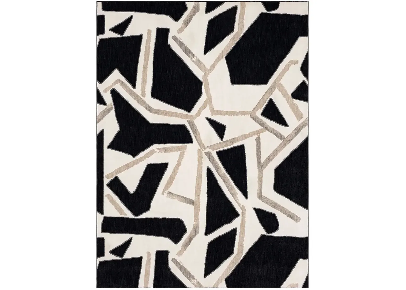 Rendition by Stacy Garcia Home Zagoria Soot 5' 3" X 7' 10" Rug