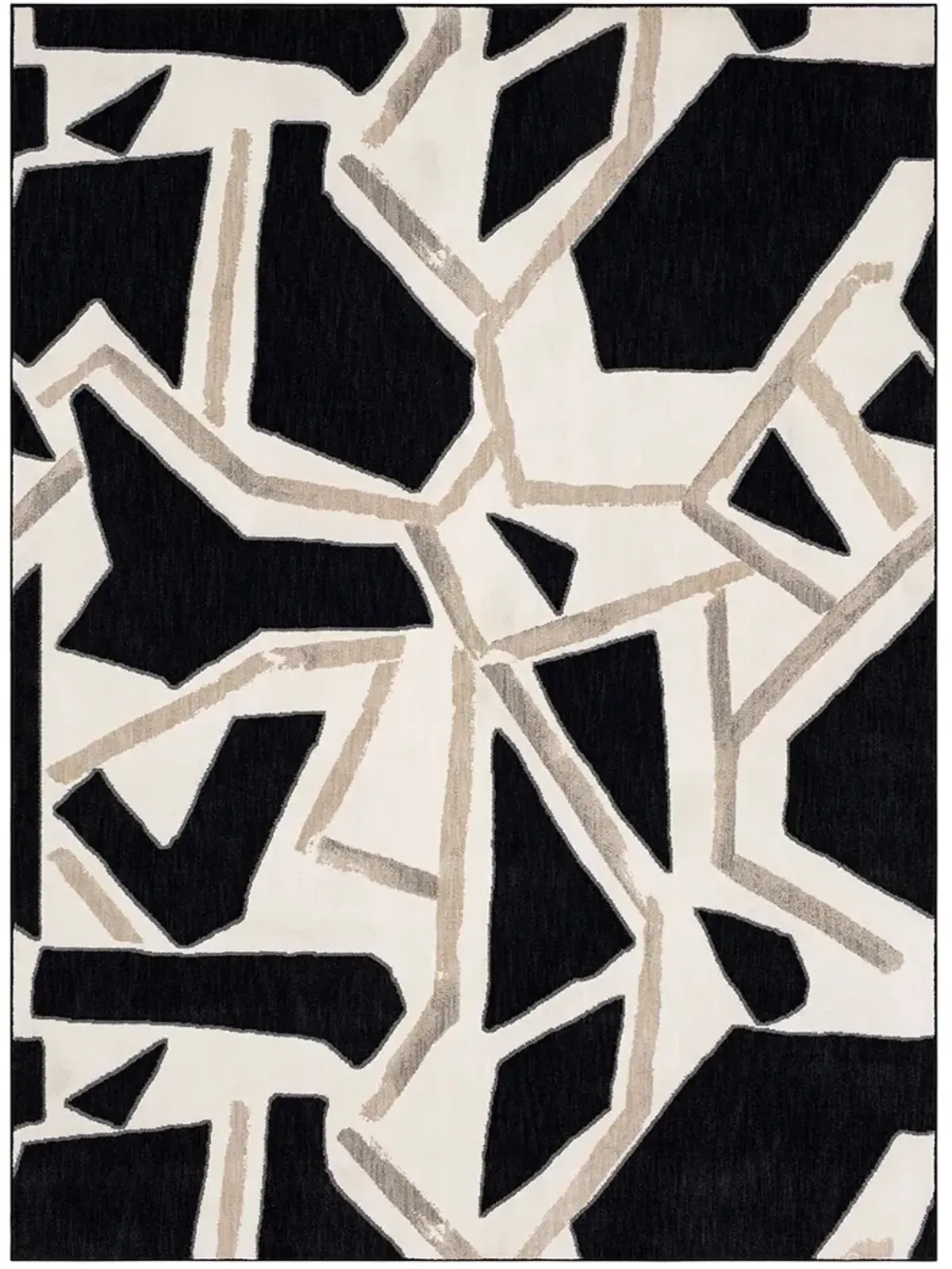 Rendition by Stacy Garcia Home Zagoria Soot 5' 3" X 7' 10" Rug