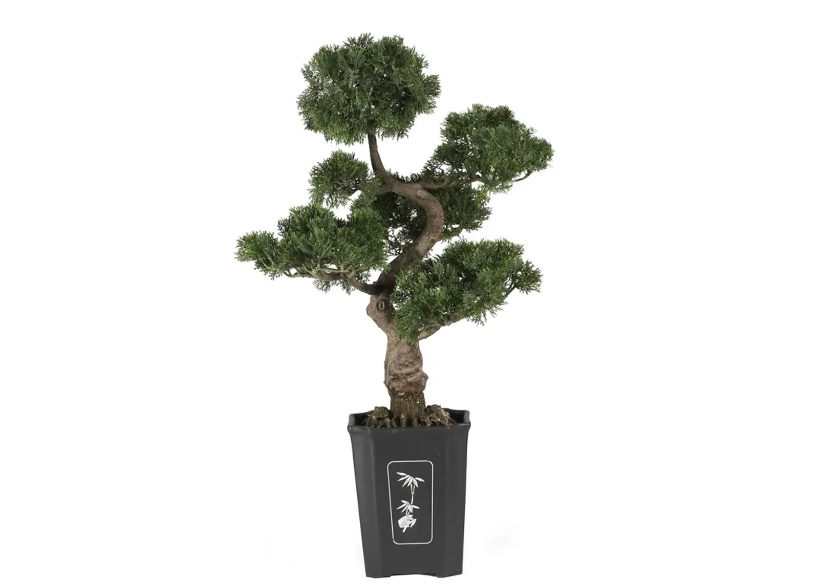 HomPlanti Cedar Bonsai 36 Inches Silk Plant