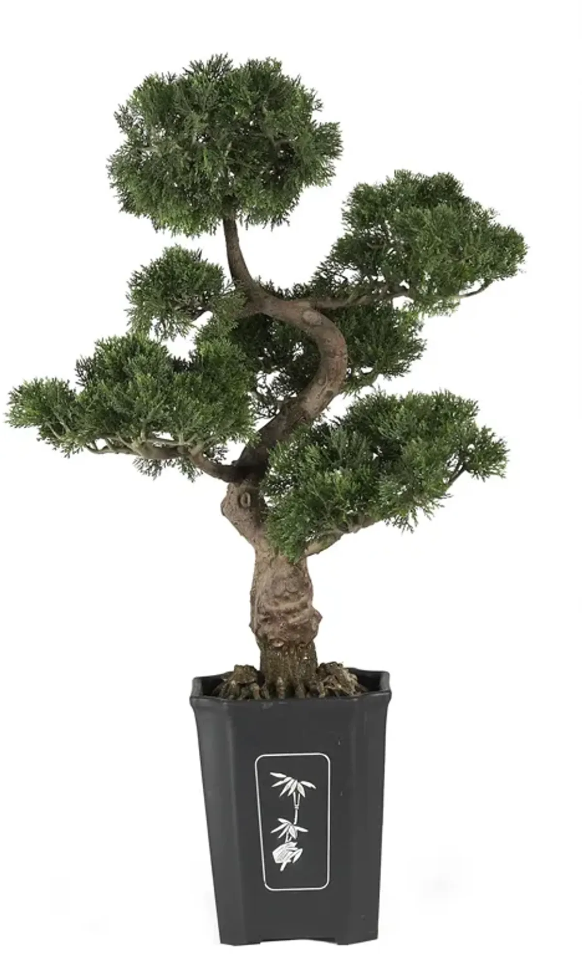 HomPlanti Cedar Bonsai 36 Inches Silk Plant