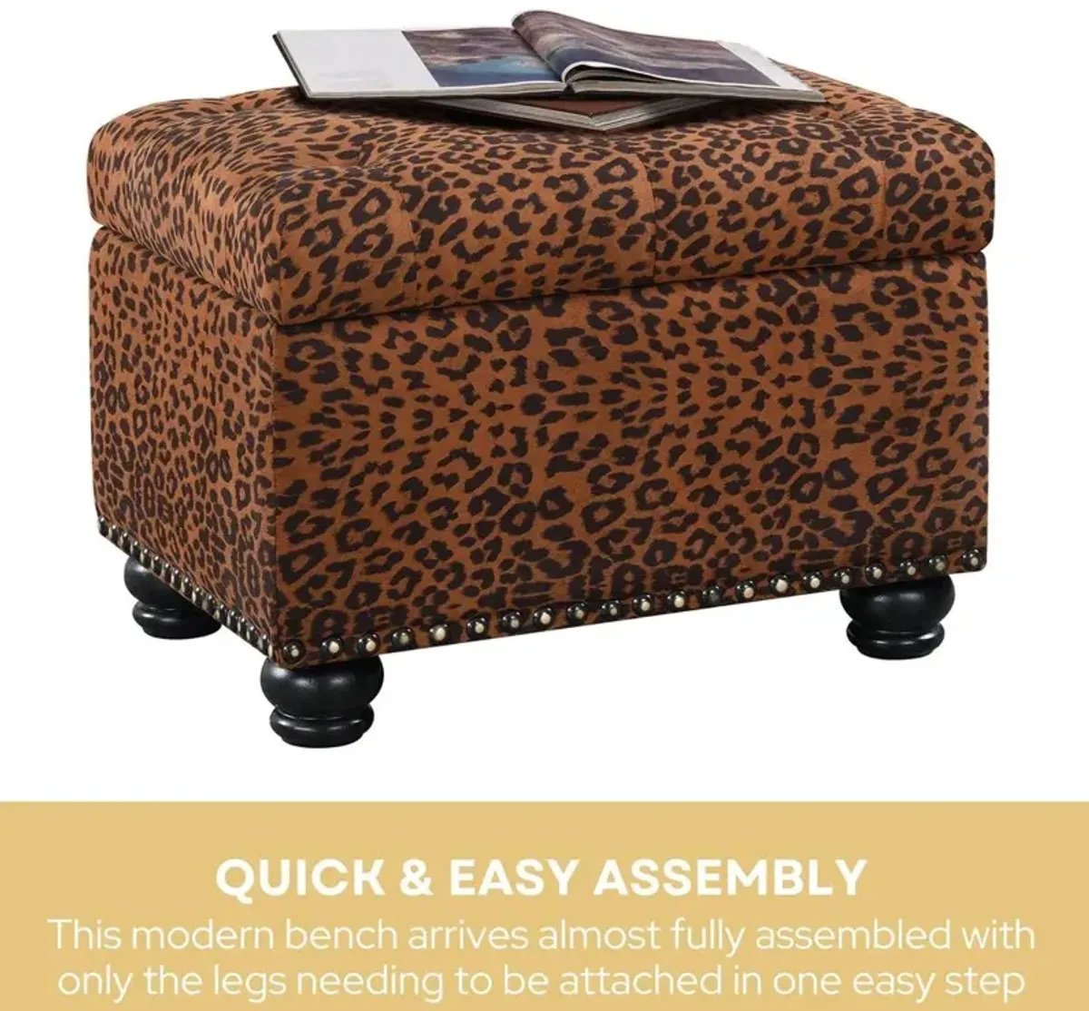 Convience Concept, Inc. 5th Avenue Storage Ottoman