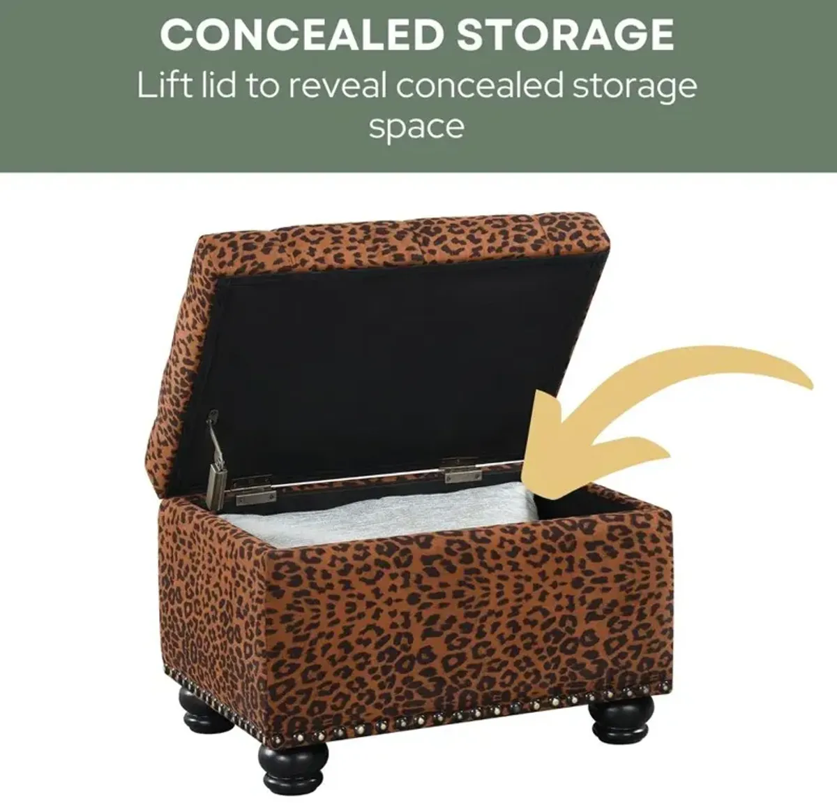 Convience Concept, Inc. 5th Avenue Storage Ottoman