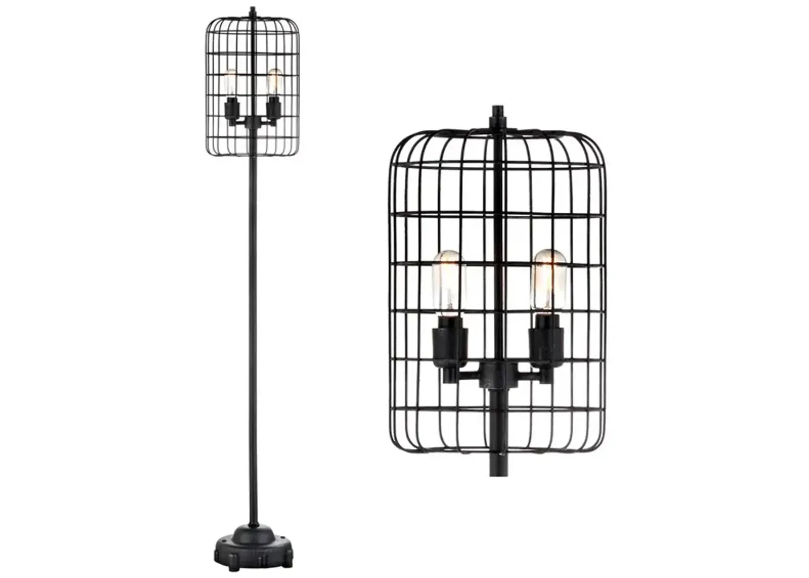 Odette Industrial Metal Floor Lamp