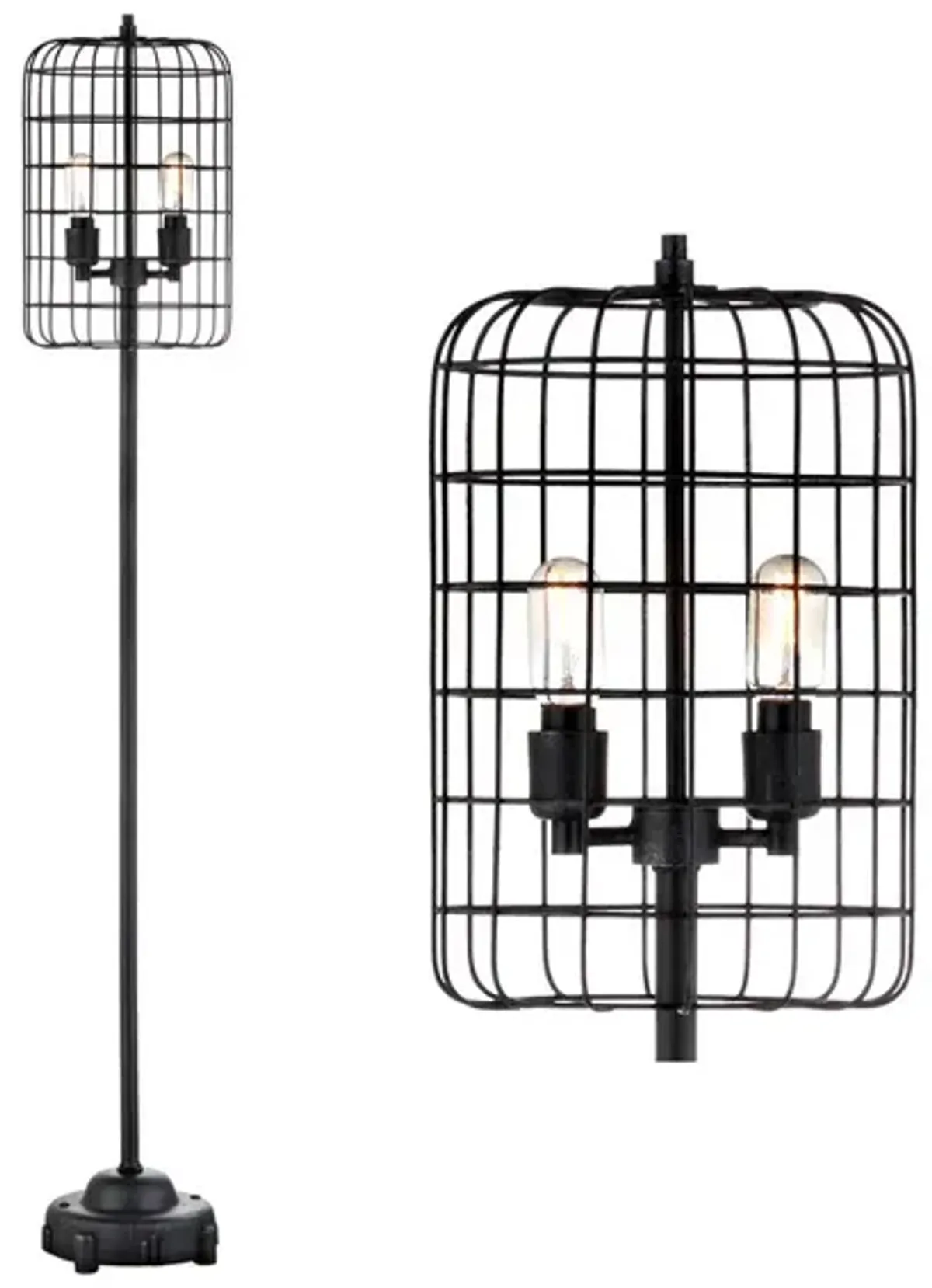 Odette Industrial Metal Floor Lamp