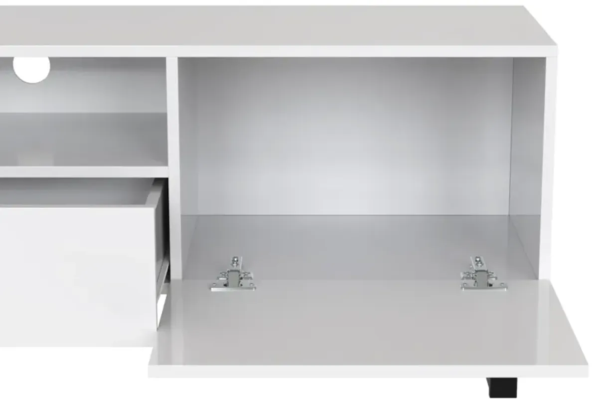 Merax Modern TV Stand with 2 Storage Cabinets