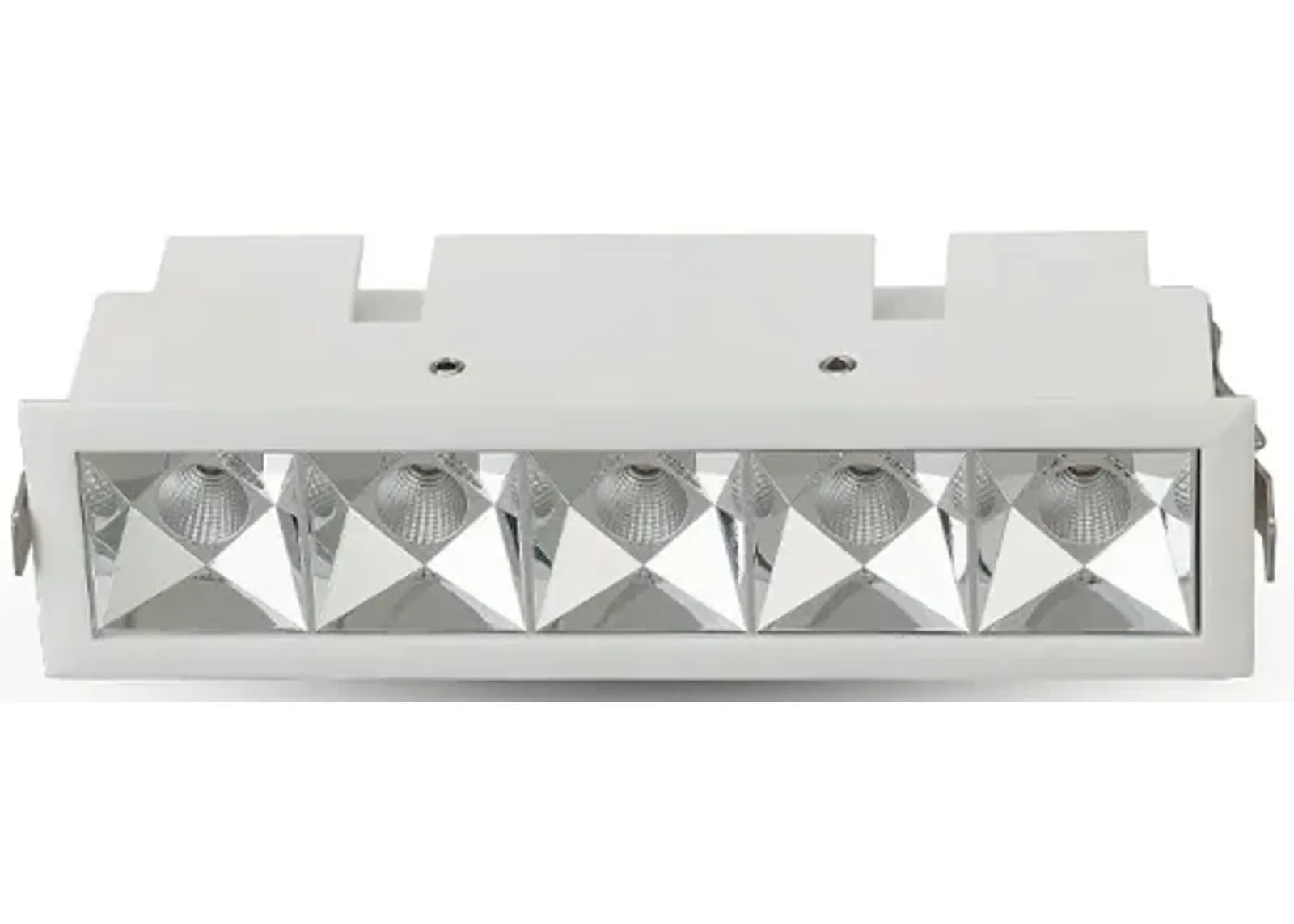 VONN Lighting 5 Lights LED Fixed Recessed Downlight, Stock Item Beam Angle 34, White