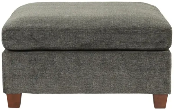 Streamdale Grey Chenille Ottoman Cushion