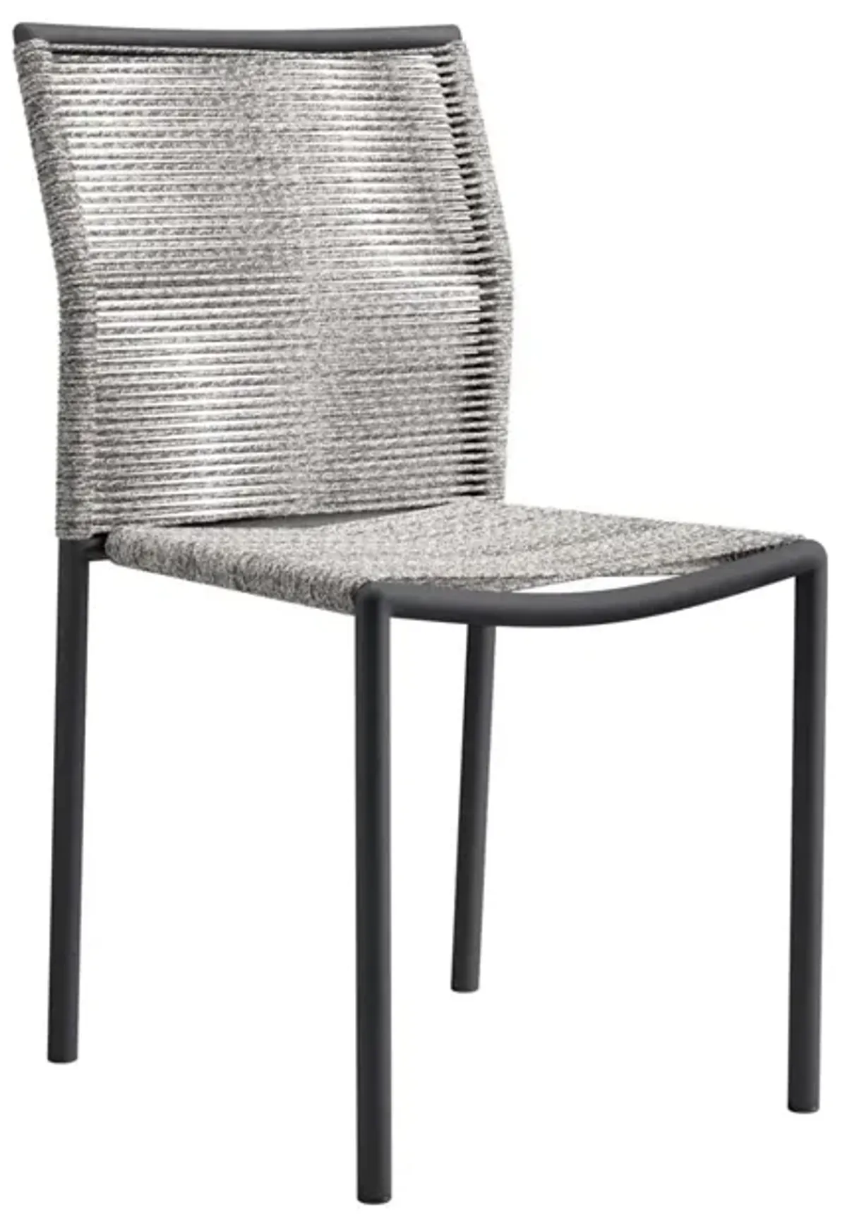 Modway Serenity Aluminum Outdoor Patio Chairs in Light Gray (Set of 2)