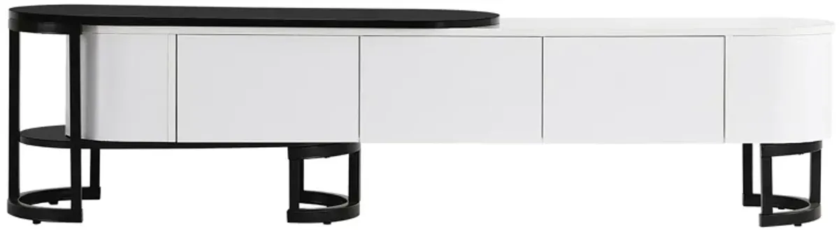 Merax Modern Extendable TV Stand Media Console