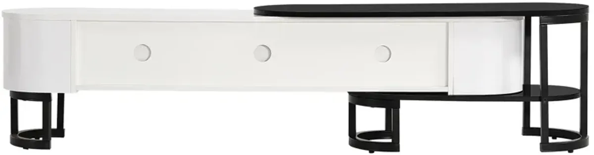 Merax Modern Extendable TV Stand Media Console