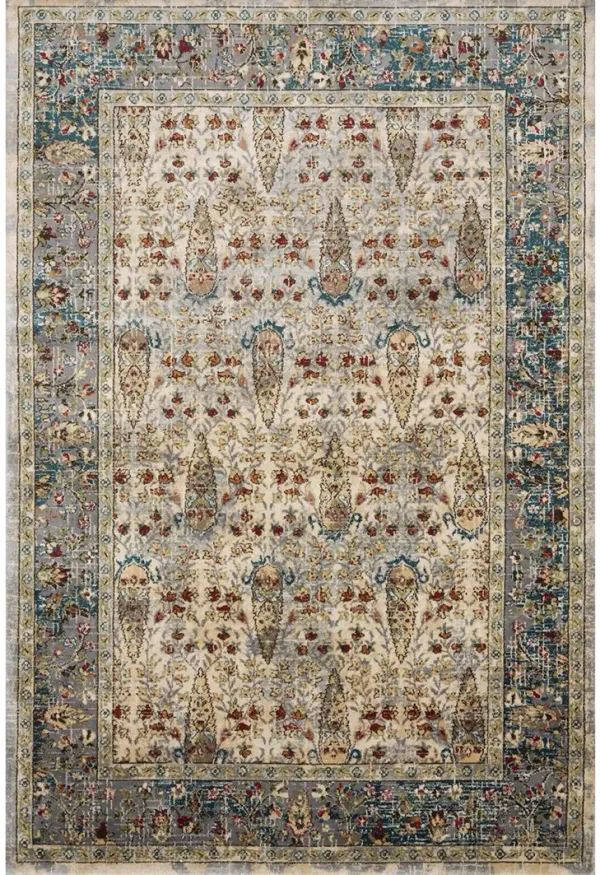 Isadora Sand/Steel 2'0" x 3'0" Accent Rug