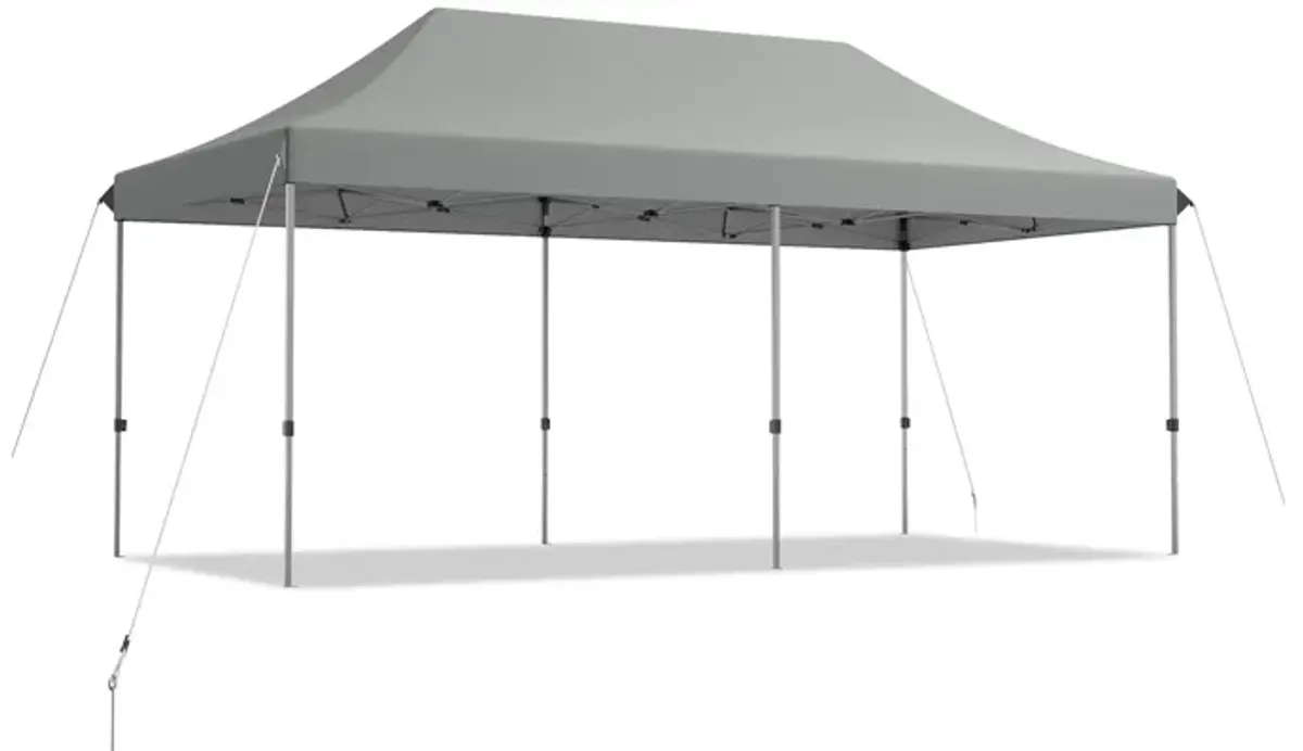 Adjustable Folding Heavy-Duty Sun Shelter with Carrying Bag for Outdoor Events and Beach Days