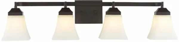 Staunton Iron/Glass Modern Cottage LED Vanity Light