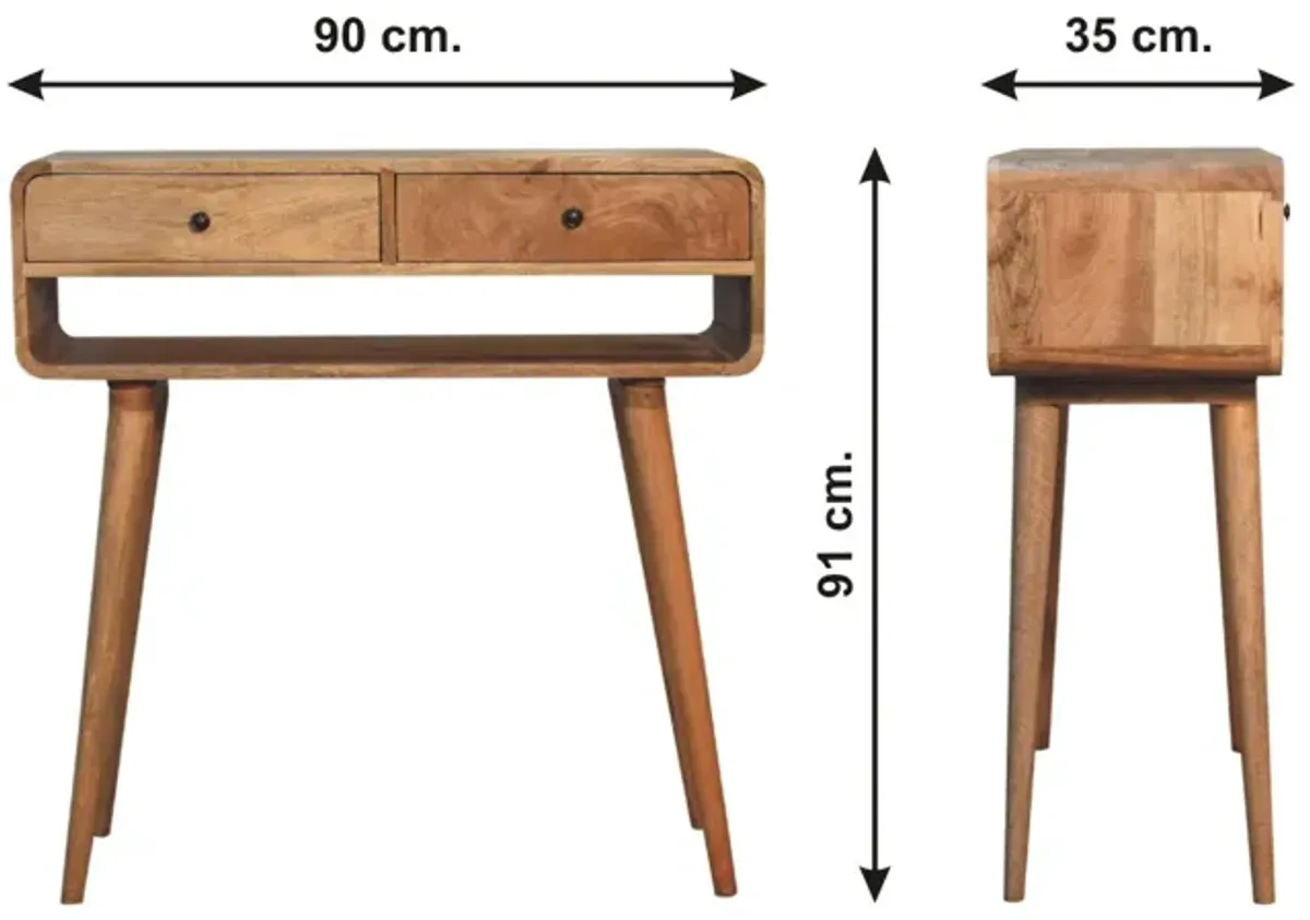 Sonata  Solid Wood @ Drawer Console Table