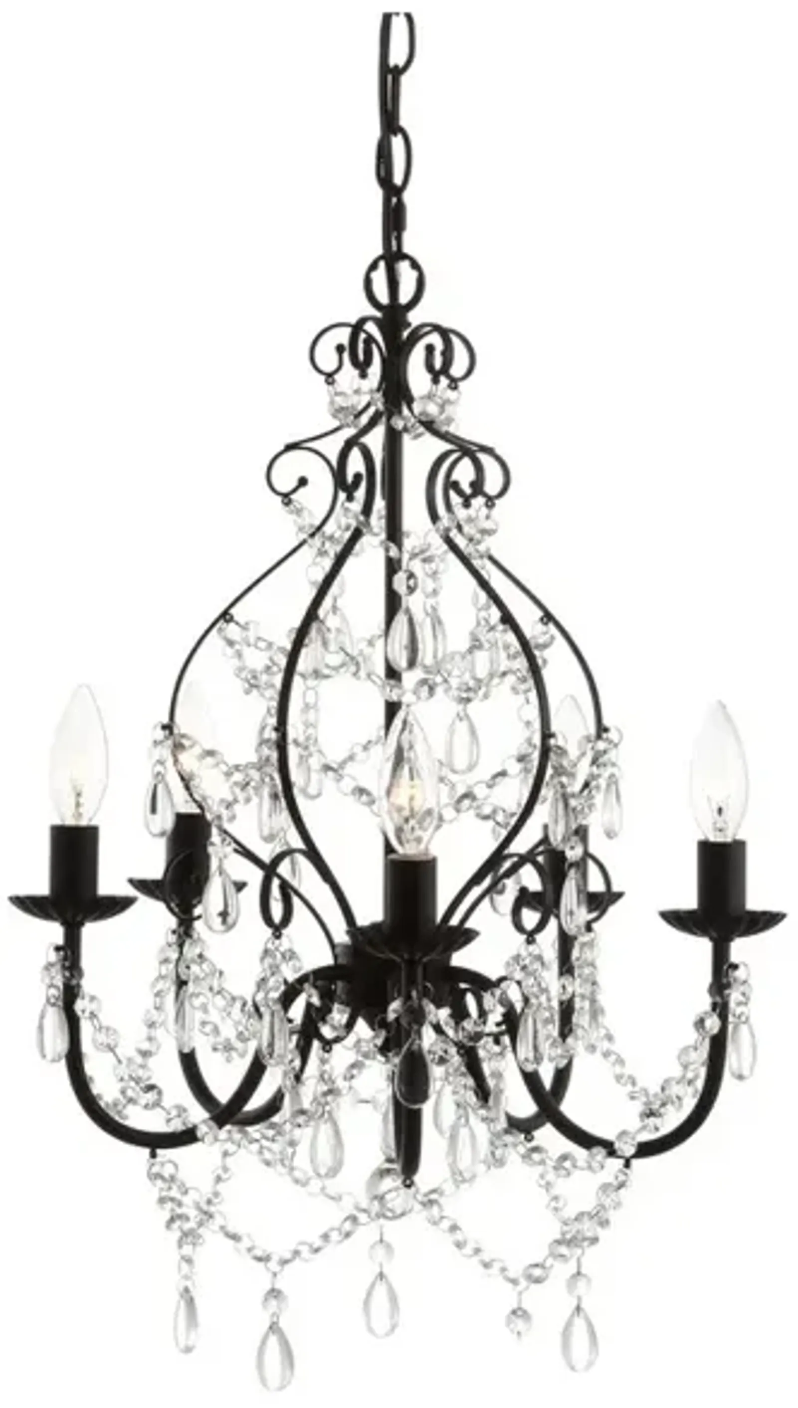 Maura Crystal/Metal LED Chandelier