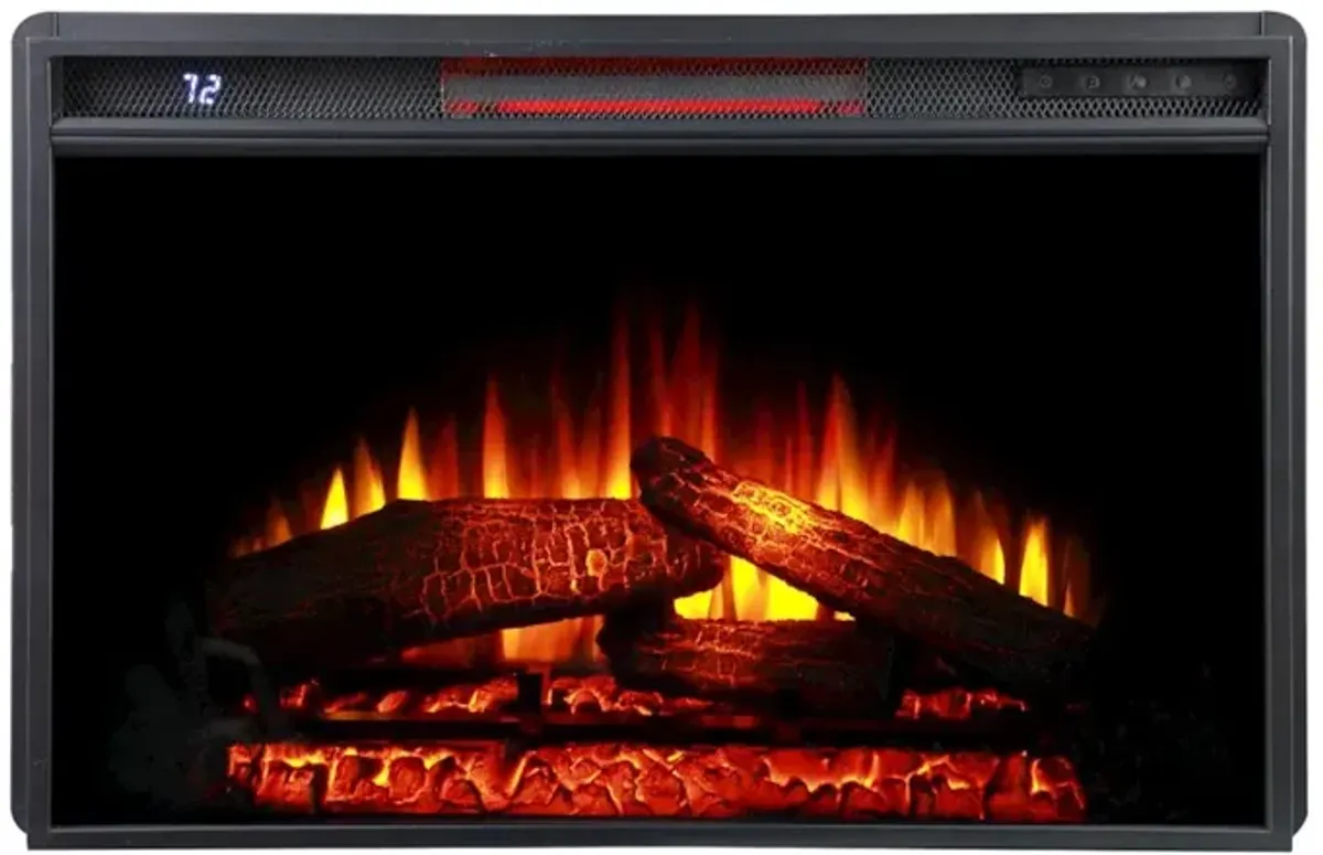 Jofran Traditional Rustic 32 Electric Fireplace Wire Brushed Console TV Stand