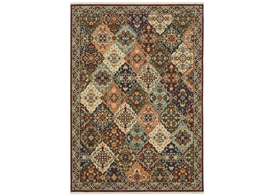 Lilihan 2' x 3' Red Rug