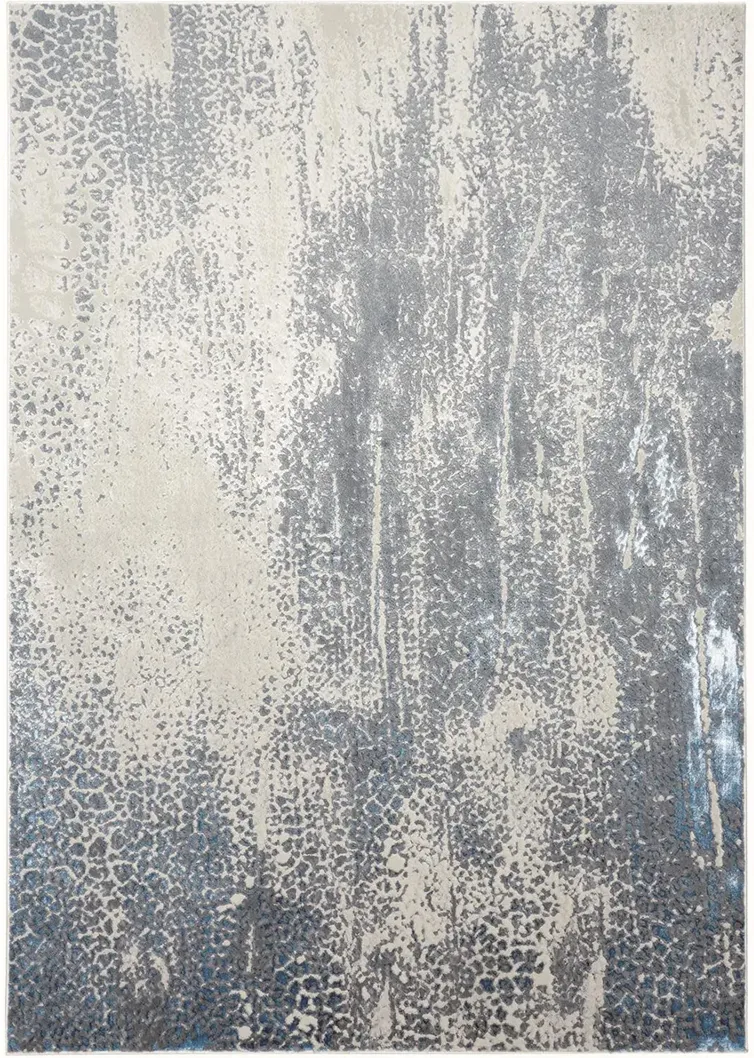 Azure 3401F 12' x 18' Gray/Blue/Ivory Rug