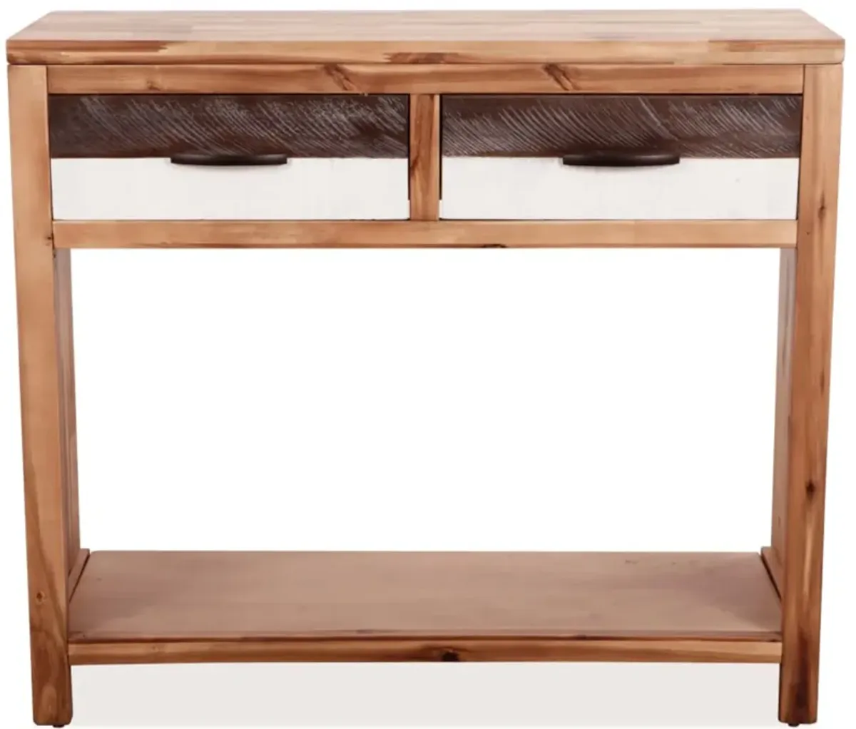 vidaXL Console Table Solid Acacia Wood 33.9"x11.8"x29.5"