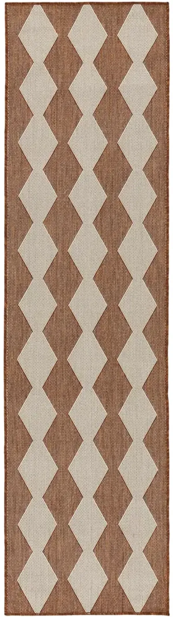 Positano POS04 Terracotta 2'2" x 12' Rug