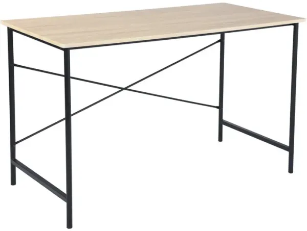 48" Brown and Black Computer Desk