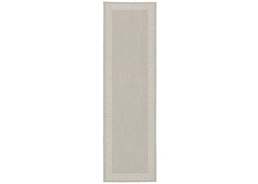 Portofino 1'10" x 7'3" Grey Rug