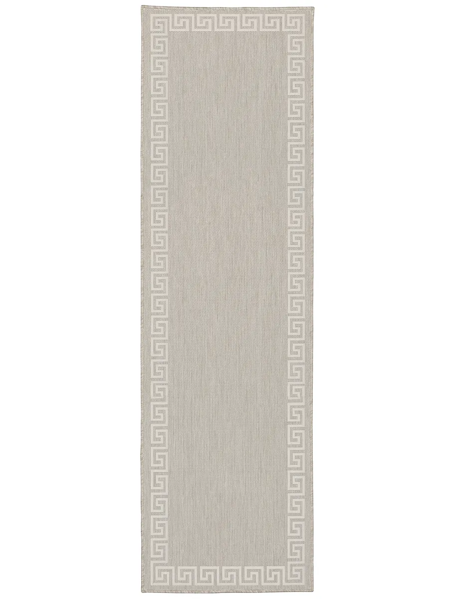 Portofino 1'10" x 7'3" Grey Rug